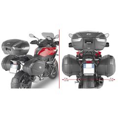 PLX5137 - Seitenkofferhalter Givi Monokey Side V35/V37 BMW F 900 XR (20-26)