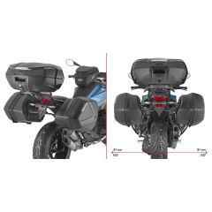 PLX5152 - Seitenkofferhalter Givi Monokey Side V35/V37 BMW R 1300 RS (25-26)