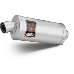 RE.003.LDKX Silencieux Échappement Mivv DAKAR Inox Haut ROYAL ENFIELD HIMALAYAN