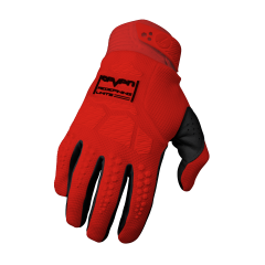 Motocross Gloves Seven MX Rival Ascent Red Fluo