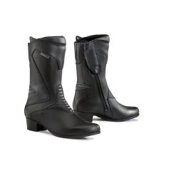 Shoes Moto Forma Touring Leather Waterproof Lady Ruby Black