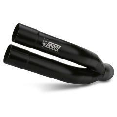 S.044.LDGB - Exhaust Muffler MIVV DOUBLE GUN Black SUZUKI GSX-S 1000 / 1000 F