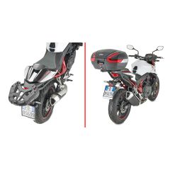 SR1200 - Accesorio trasero para top case Givi MONOKEY/LOCK Honda CB 750 Hornet