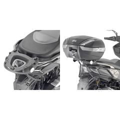 SR6117 - Rear rack for top case Givi MONOKEY® / MONOLOCK® Kymco DTX 360 (21-22)