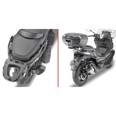 SR9256 - Fixation arrière du top case Givi MONOKEY® / MONOLOCK® Voge SR4 350