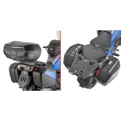 SRA5149 - Topcase-heckbefestigung Givi MK Eloxiertes Schwarz BMW R 1300 RT (26)