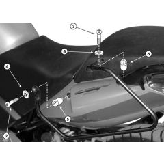 T218 - Givi Specific holder for soft side bags Honda CBF 500/600/1000