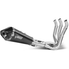 T.022.LDRB - Full Exhaust MIVV DELTA RACE Black SS TRIUMPH TRIDENT 660 (21-23)
