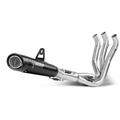T.022.SC5B - Full Exhaust MIVV X-M5 Black SS TRIUMPH TRIDENT 660 (21-23)