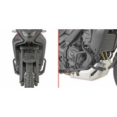 TN1222 - Tubular engine guard Givi Black HONDA XL 750 Transalp E-Clutch (26)