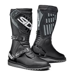 Bottes en Daim Moto Sidi Off-Road Trial Zero.2 Noir Noir