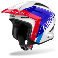 Jet Helmet Airoh TRR II HUNT Blue/Red Gloss