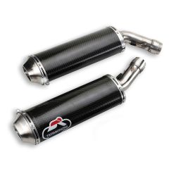 D017CR - Silencieux Échappement Racing Termignoni Carbone Ducati 848/1098/1198