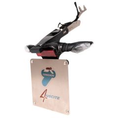D182PT - Soporte de placa Termignoni 4 USCITE Carbono DUCATI PANIGALE V4 (18-24)