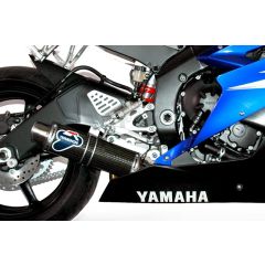 Y081080CR - Exhaust Muffler Termignoni ROUND Carbon YAMAHA R6 (06-16)