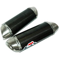 Y090080CO - Auspufftopf Termignoni OVAL Kohlenstoff YAMAHA R1 (09-11)