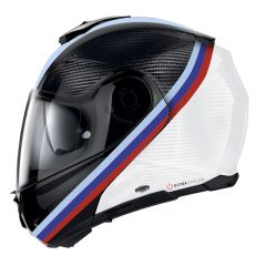 Flip-Up Helmet Nolan X-1005 U.C. GEMINI 349 Carbonio / Bianco / Rosso / Blu