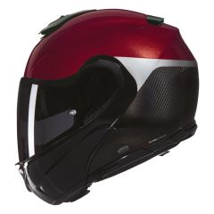 Klapphelm Nolan X-1005 U.C. VERNICIATURA SPECIALE 341 Carbonio / Rosso viscerale