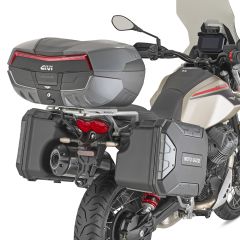 V58NNG - Top Case Givi MAXIA 5 red reflector Black/Graphite 58lt
