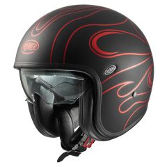 Jet Helmet Premier VINTAGE FR RED CHROMED BM