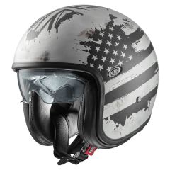 Jet Helmet Premier VINTAGE NT OLD STYLE SILVER BM