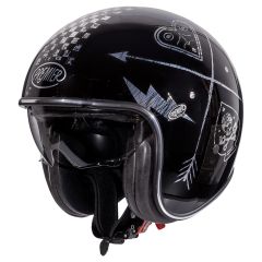 Jet Helmet Premier VINTAGE NX SILVER CHROMED