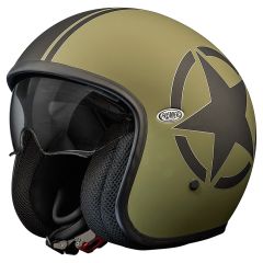 Jet Helmet Premier VINTAGE STAR MILITARY BM