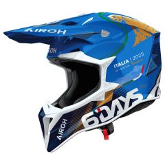 Casque Tout-Terrain Airoh WRAAAP 6DAYS ® ITALY 2025 Gloss