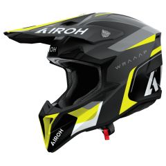Off-Road Helmet Airoh WRAAAP CONQUER Yellow Matt