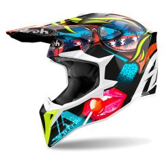 Off-Road Helmet Airoh WRAAAP LOLLIPOP Gloss