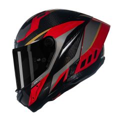 Full-Face Helmet Nolan X-804 RS U.C. LESMO 362 Carbonio / Rosso / Grigio / Oro