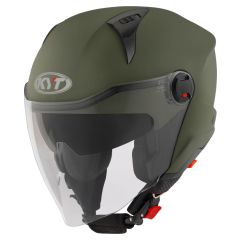 Jet Helmet KYT D-CITY Plain Matt Army Green