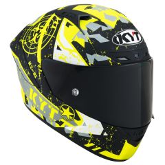 Full-Face Helmet KYT NZ RACE Blazing Matt Yellow