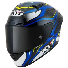 Full-Face Helmet KYT NZ RACE Carbon Stride Blue/White