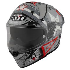 Integralhelm KYT R2R Max Assault Matt Grey