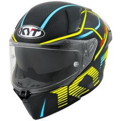 Full-Face Helmet KYT R2R Concept Matt Black/Yellow