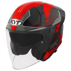 Jet Helmet KYT TTR-JET Led Black/Red
