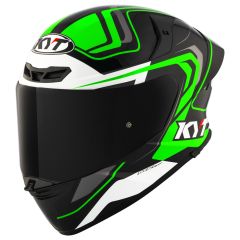 Full-Face Helmet KYT TT-REVO Overtech Black/Green