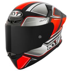Full-Face Helmet KYT TT-REVO Tourist Red Fluo