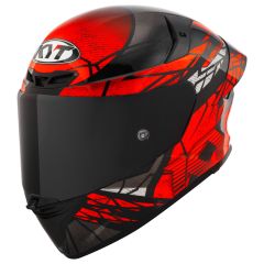 Casque Intégral KYT TT-REVO Combustion Matt Red
