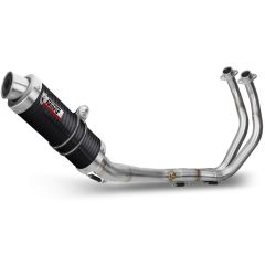Y.045.L2SC - Komplette Auspuff Mivv GP Carbon Hoch YAMAHA MT-07 / FZ-07 (14-24)
