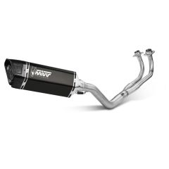 Y.061.LR1XB - Full Exhaust MIVV SR-1 Black YAMAHA T-MAX 560 (20-21)