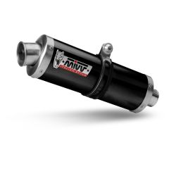 Y.064.L4B - Silencieux Echappement MIVV OVAL Noir YAMAHA Ténéré 700 (19-23)
