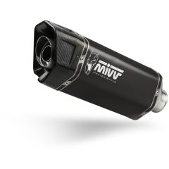 Y.080.KR1XB - Full exhaust system Mivv SR-1 Black YAMAHA T-MAX 560 (25-25)