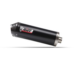 Y.080.KVC - Full exhaust system Mivv OVAL Black YAMAHA T-MAX 560 (25-25)