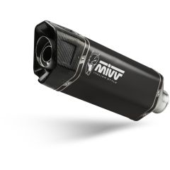 Y.080.LR1XB - Full exhaust system Mivv SR-1 Black YAMAHA T-MAX 560 (25-25)
