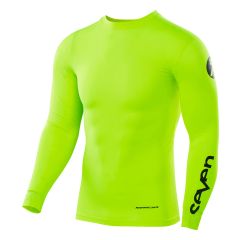 Maglia Motocross Seven MX Zero Compression Giallo Fluo