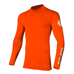 Maglia Motocross Seven MX Zero Compression Arancio Fluo