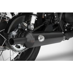 ZTPH070SSR-P2 - Zard Bottle Exhaust Muffler Black Triumph Bonneville T100