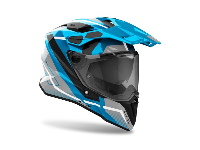 EM MOTO | Airoh COMMANDER 2 MAVICK Cerulean blue gloss